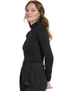 Calvin Klein Women's Corset-Stitched Turtleneck -Anne Klein Sales Store 23596591 fpx