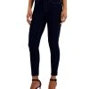 Anne Klein Women's High Rise Skinny-Leg Ankle Jeans