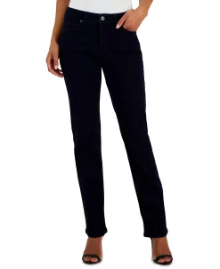 Anne Klein Women's Front-Fly Straight-Leg Jeans -Anne Klein Sales Store 23600761 fpx