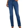 Anne Klein Women's Front-Fly Straight-Leg Jeans