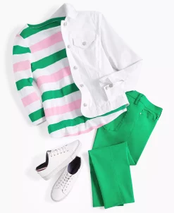 Charter Club Women's Denim Jacket, Created For Macy's -Anne Klein Sales Store 23601494 fpx