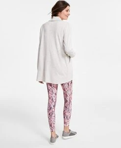 ID Ideology Women's Butter French Terry Cardigan, Created For Macy's -Anne Klein Sales Store 23610654 fpx