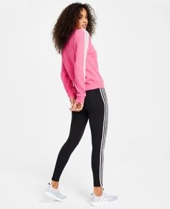 ADIDAS Women's Cotton 3-Stripes Quarter-Zip Sweatshirt -Anne Klein Sales Store 23610741 fpx 1