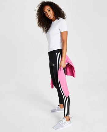 ADIDAS Women's Essentials 3-Stripe Full Length Cotton Leggings, XS-4X 3 ADIDAS Women's Essentials 3-Stripe Full Length Cotton Leggings, XS-4X - Image 3