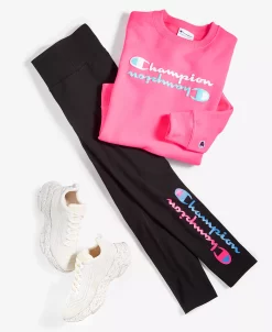 Champion Women's Authentic Performance Logo Leggings -Anne Klein Sales Store 23611083 fpx 2