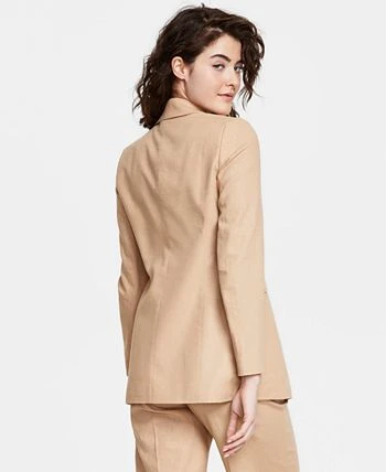 Bar III Women's Faux-Double-Breasted Long-Sleeve Blazer, Created For Macy's 2 Bar III Women's Faux-Double-Breasted Long-Sleeve Blazer, Created For Macy's - Image 2