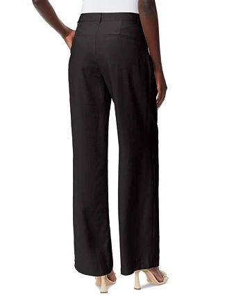 Sam Edelman Women's High-Rise Pleated Wide-Leg Pants 2 Sam Edelman Women's High-Rise Pleated Wide-Leg Pants - Image 2