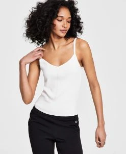 Bar III Women's Ribbed Sweater Camisole, Created For Macy's