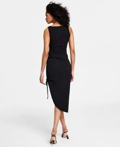 Bar III Sleeveless Scoop Neck Ruched Sheath Dress, Created For Macy's' 6 Bar III Sleeveless Scoop Neck Ruched Sheath Dress, Created For Macy's' -Anne Klein Sales Store 23622327 fpx