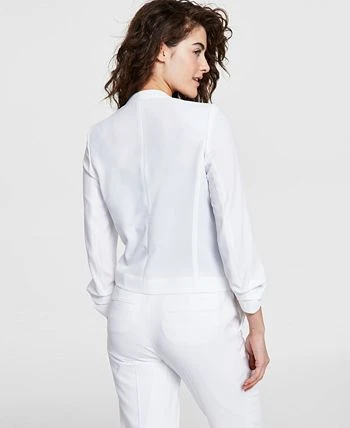 Bar III Textured Crepe Blazer, Created For Macy's 2 Bar III Textured Crepe Blazer, Created For Macy's - Image 2