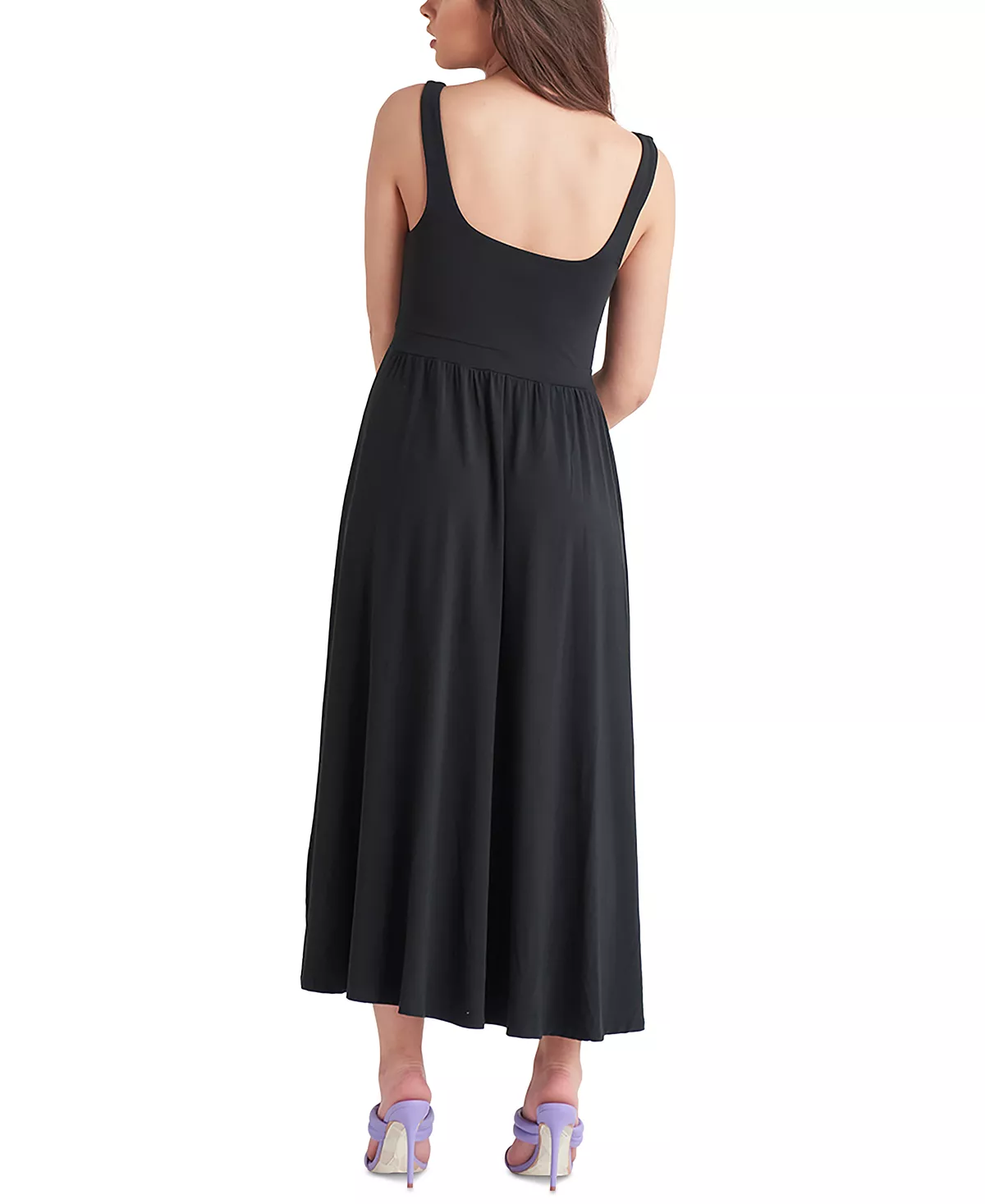 Black Tape Women's Banded-Waist Knit Sleeveless Midi Dress 2 Black Tape Women's Banded-Waist Knit Sleeveless Midi Dress - Image 2
