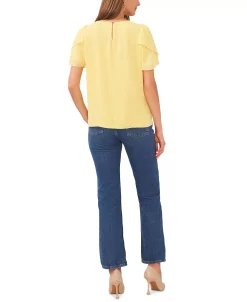 Vince Camuto Women's Tulip-Sleeve Top -Anne Klein Sales Store 23626223 fpx