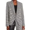 Steve Madden Women's Naomi Double-Breasted Notch-Collar Blazer