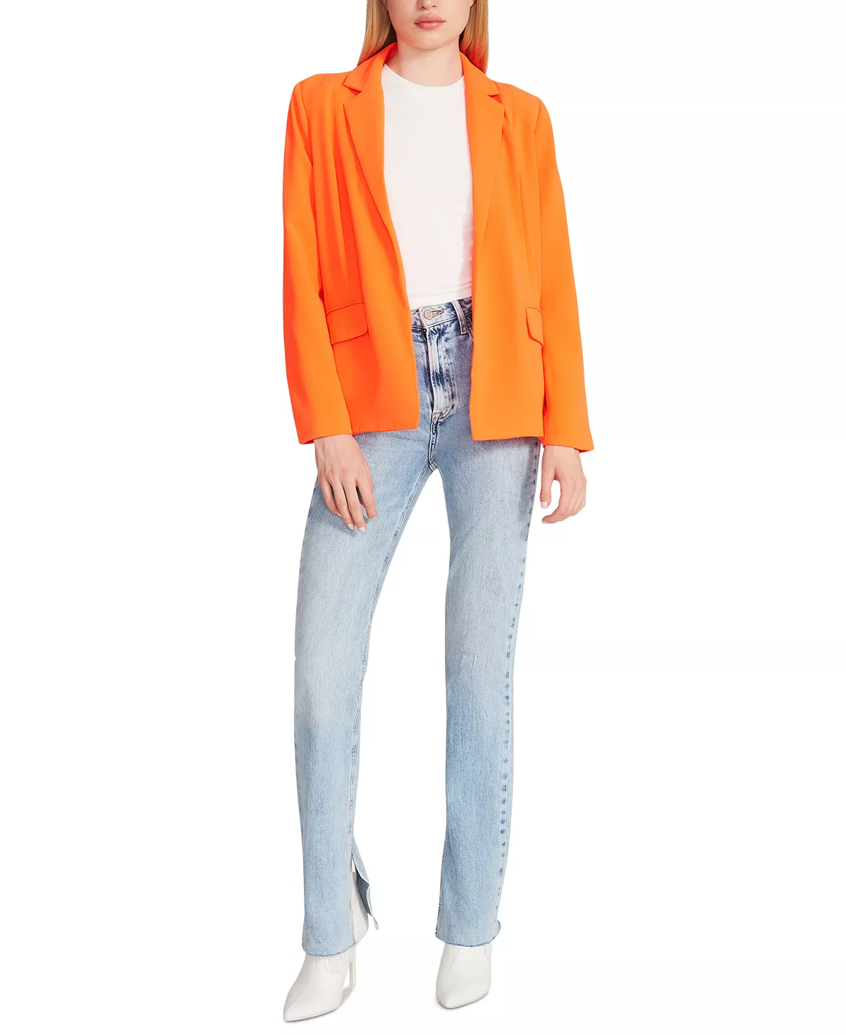 BB Dakota Steve Madden Women's Payton Open-Front Long-Sleeve Blazer 4 BB Dakota Steve Madden Women's Payton Open-Front Long-Sleeve Blazer - Image 4