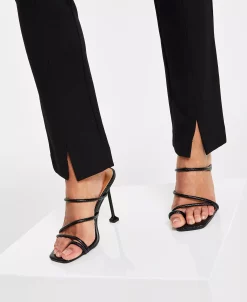 CeCe Women's Front-Slit Straight-Leg Pull-On Ponté Pants 8 CeCe Women's Front-Slit Straight-Leg Pull-On Ponté Pants -Anne Klein Sales Store 23650256 fpx