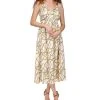 Michael Kors Women's Logo-Print Chain Cutout Dress