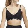 ADIDAS Women's Purebare Light-Support Scoop Neck Sports Bra, HA0067
