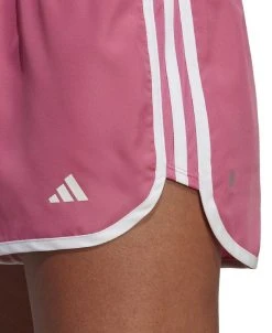 ADIDAS Women's Marathon 20 Elastic Waist Running Shorts 12 ADIDAS Women's Marathon 20 Elastic Waist Running Shorts -Anne Klein Sales Store 23654153 fpx