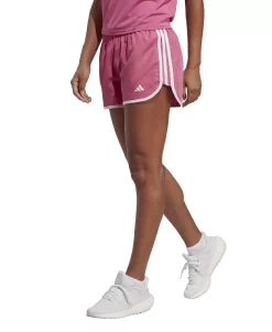 ADIDAS Women's Marathon 20 Elastic Waist Running Shorts 13 ADIDAS Women's Marathon 20 Elastic Waist Running Shorts -Anne Klein Sales Store 23654154 fpx