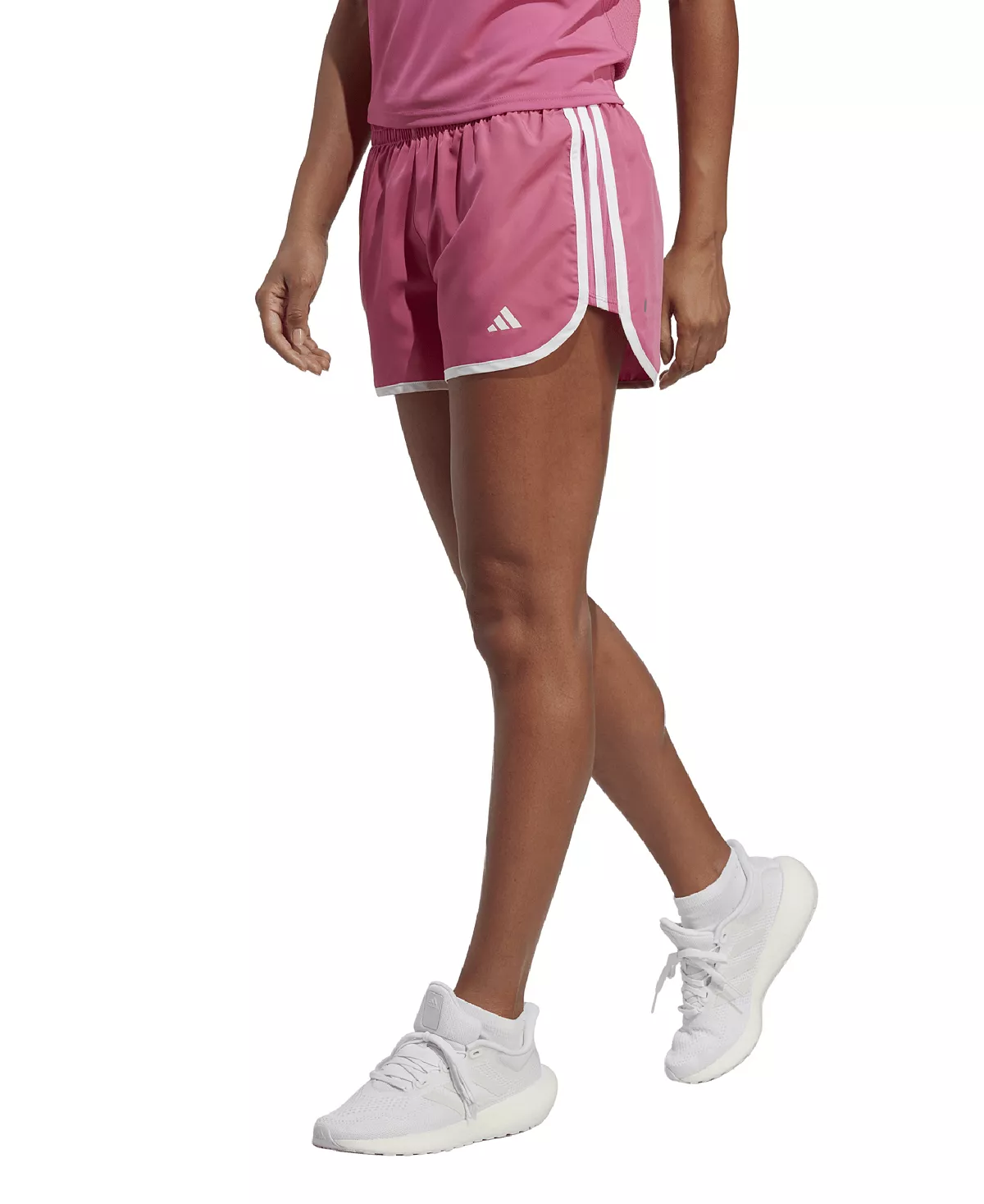 ADIDAS Women's Marathon 20 Elastic Waist Running Shorts 5 ADIDAS Women's Marathon 20 Elastic Waist Running Shorts - Image 5