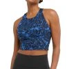 Champion Women's Soft Touch Printed Racerback Cropped Top