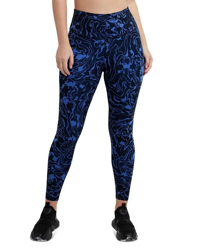 Champion Women's Sport Soft Touch Printed 7/8 Leggings 1 Champion Women's Sport Soft Touch Printed 7/8 Leggings