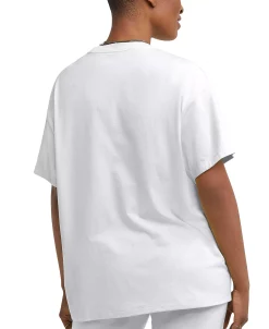 Champion Women's Classic Oversized Crewneck Logo Tee -Anne Klein Sales Store 23657716 fpx