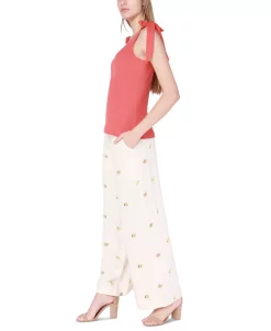 Black Tape Women's Elastic-Waist Wide-Leg Pull-On Pants -Anne Klein Sales Store 23674196 fpx