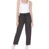 Black Tape Women's Frayed-Hem Pull-On Joggers