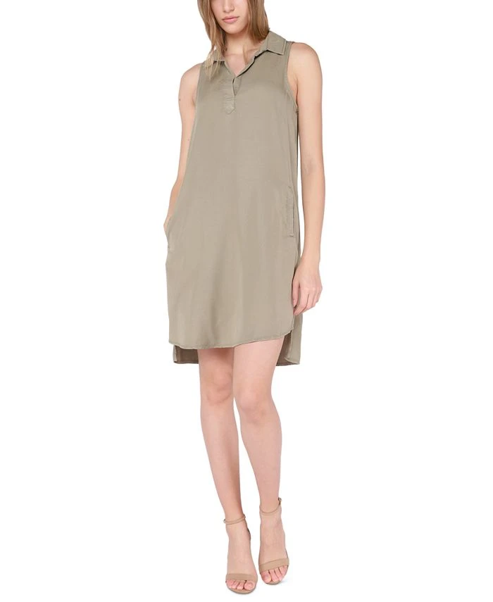 Black Tape Women's Sleeveless Collared Mini Dress 1 Black Tape Women's Sleeveless Collared Mini Dress