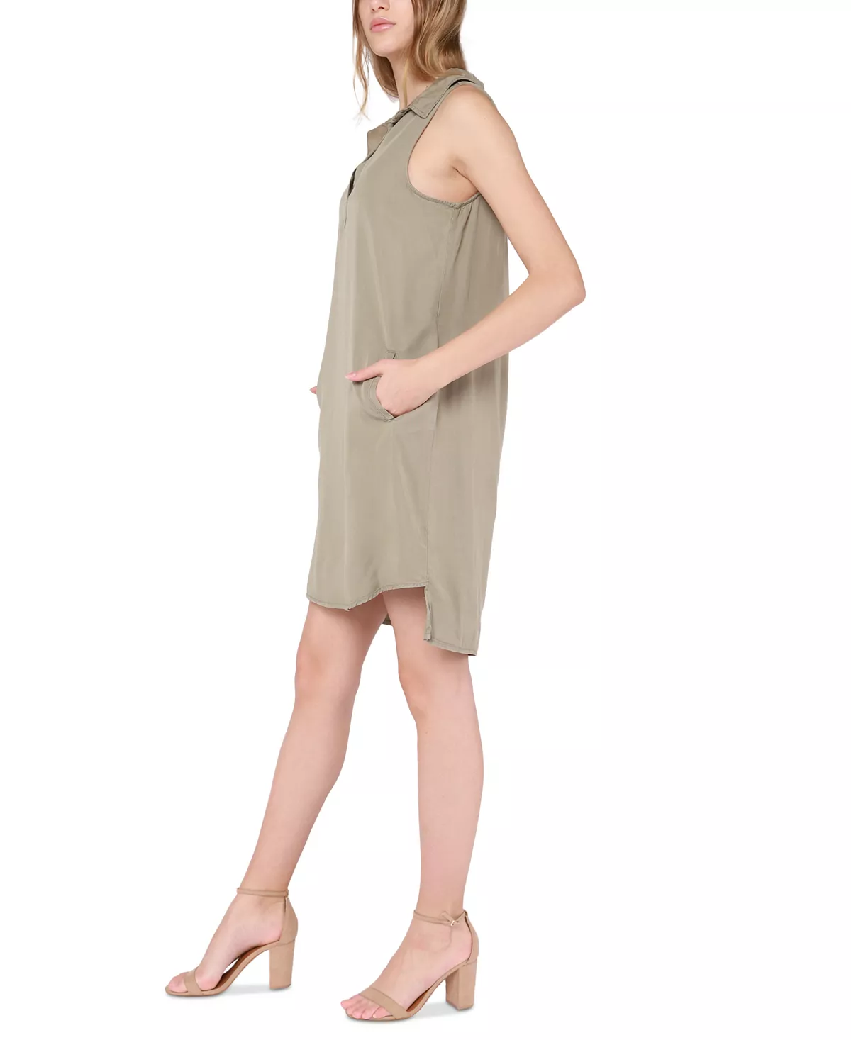 Black Tape Women's Sleeveless Collared Mini Dress 3 Black Tape Women's Sleeveless Collared Mini Dress - Image 3