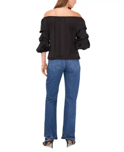 Vince Camuto Women's Off-the-Shoulder Balloon-Sleeve Blouse -Anne Klein Sales Store 23676336 fpx
