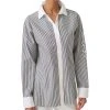 Karl Lagerfeld Paris Women's Contrast-Trim Signature Blouse