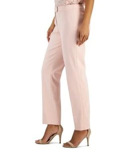 Anne Klein Women's Straight-Leg Asymmetrical-Close Bowie Pants -Anne Klein Sales Store 23676807 fpx
