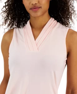 Anne Klein Women's Triple-Pleat Sleeveless Shell Top -Anne Klein Sales Store 23676822 fpx