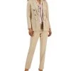 Anne Klein Faux Double Breasted Blazer, Chiffon Bow Blouse, And Bowie Pant