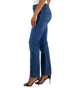 Anne Klein Women's Front-Fly Straight-Leg Jeans -Anne Klein Sales Store 23676992 fpx