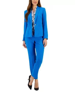 Kasper Women's Printed Tie-Neck Sleeveless Blouse -Anne Klein Sales Store 23677732 fpx