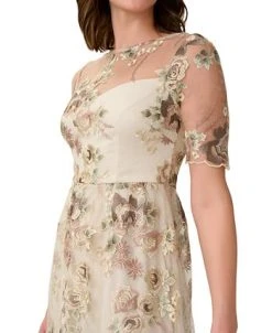 Adrianna Papell Women's Floral-Embroidered Gown -Anne Klein Sales Store 23684771 fpx