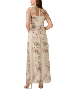 Adrianna Papell Women's Floral-Embroidered Gown -Anne Klein Sales Store 23684772 fpx
