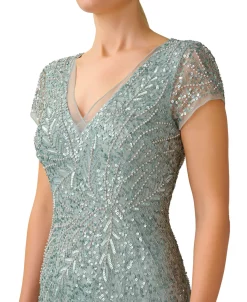 Adrianna Papell Women's Beaded Sequin Mermaid Gown 6 Adrianna Papell Women's Beaded Sequin Mermaid Gown -Anne Klein Sales Store 23685051 fpx