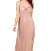 Adrianna Papell Women's Metallic Cowlneck Sleeveless Midi Dress