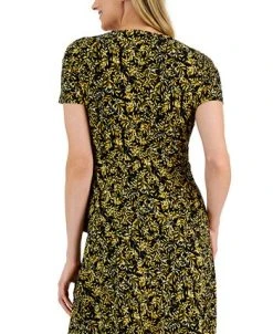 Kasper Women's Botanical-Print Twist-Front Top -Anne Klein Sales Store 23702638 fpx