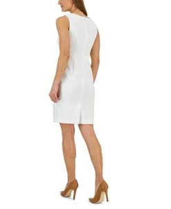 Kasper Women's Pique Keyhole-Neck Sheath Dress -Anne Klein Sales Store 23702664 fpx