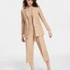 Bar III Women's Double-Breasted Jacket, Tank Top & Pants, Created For Macy's