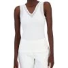 Anne Klein Women's V-Neck Mesh-Trim Tank Top