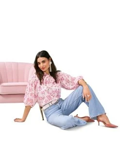 CeCe Women's Ruffled Tie-Neck Balloon-Sleeve Blouse 10 CeCe Women's Ruffled Tie-Neck Balloon-Sleeve Blouse -Anne Klein Sales Store 23733923 fpx