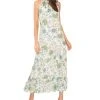 Vince Camuto Women's Maxi Sleeveless Dress With Collar