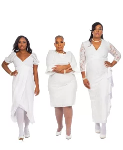 Kasper Women's Twist-Front Puff-Sleeve A-Line Dress -Anne Klein Sales Store 23746616 fpx