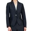 Anne Klein Women's Denim One-Button Jacket